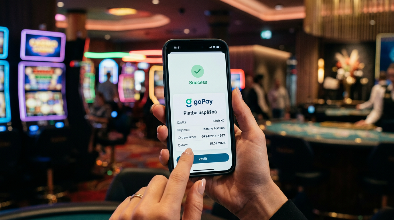 GoPay platba v mobilním casinu